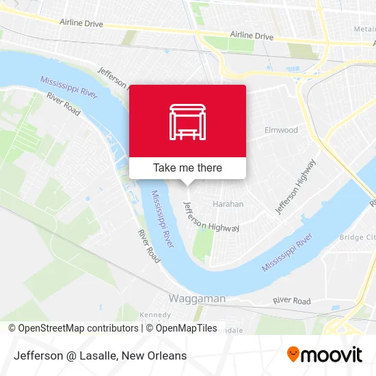 Jefferson @ Lasalle map