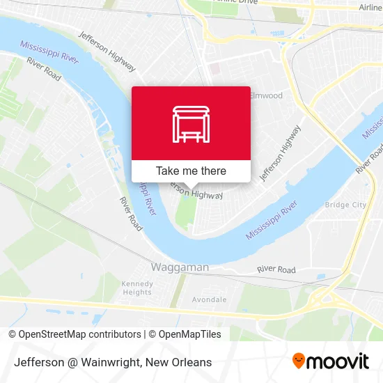 Jefferson @ Wainwright map