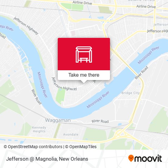 Jefferson @ Magnolia map