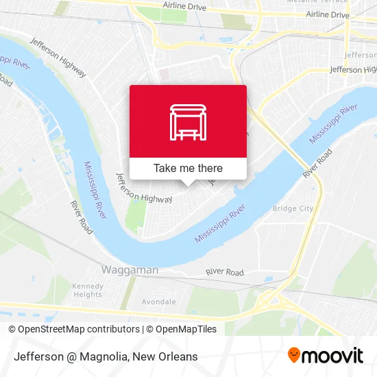 Jefferson @ Magnolia map