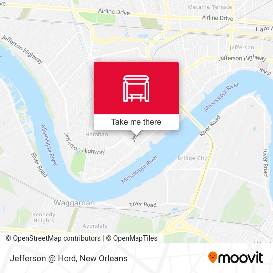 Jefferson @ Hord map