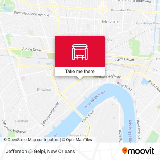 Jefferson @ Gelpi map