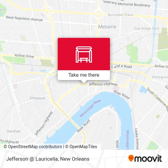 Jefferson @ Lauricella map