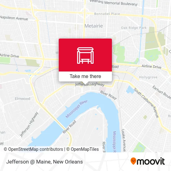 Jefferson @ Maine map