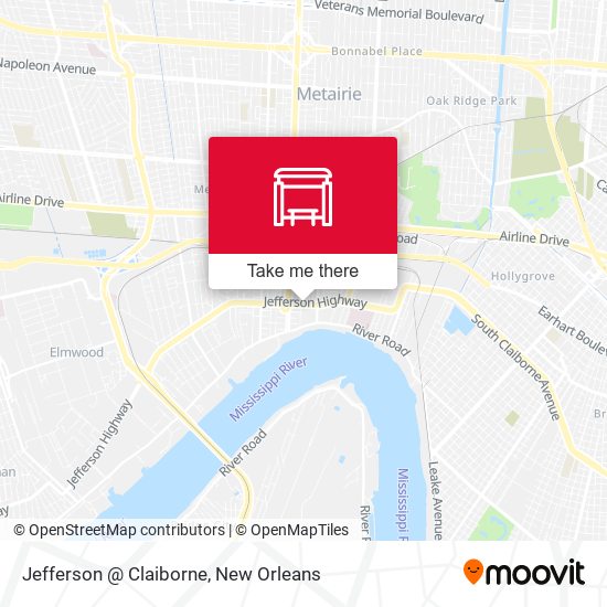 Jefferson @ Claiborne map