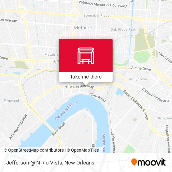 Mapa de Jefferson @ N Rio Vista