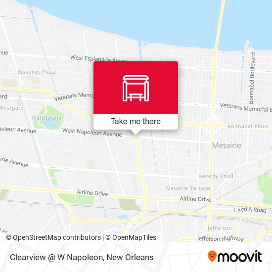 Clearview @ W Napoleon map