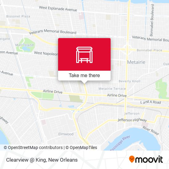 Clearview @ King map