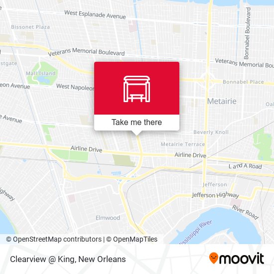 Clearview @ King map