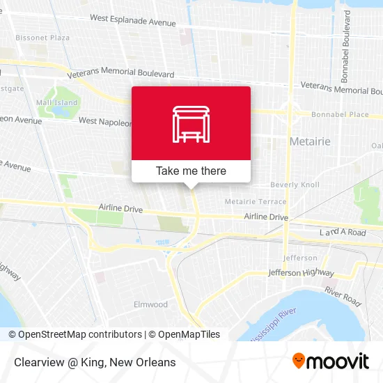 Clearview @ King map