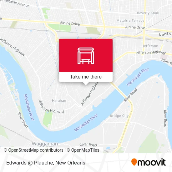 Edwards @ Plauche map