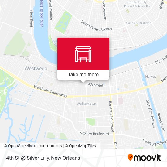 Mapa de 4th St @ Silver Lilly