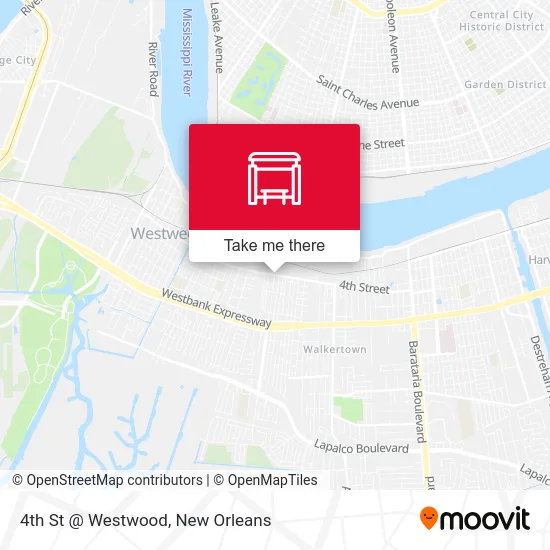 4th St @ Westwood map