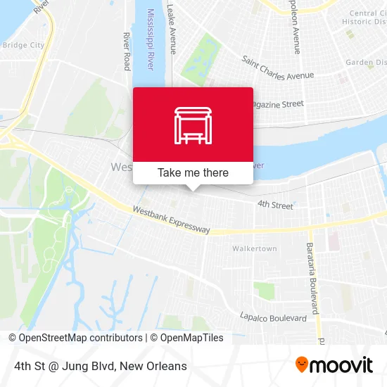 4th St @ Jung Blvd map