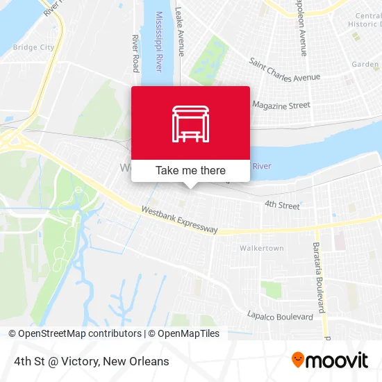 4th St @ Victory map