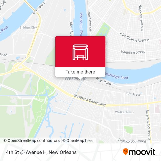 Mapa de 4th St @ Avenue H