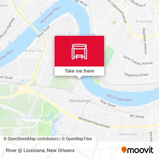 River @ Louisiana map