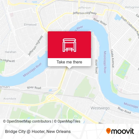 Bridge City @ Hooter map