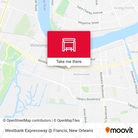 Westbank Expressway @ Francis map