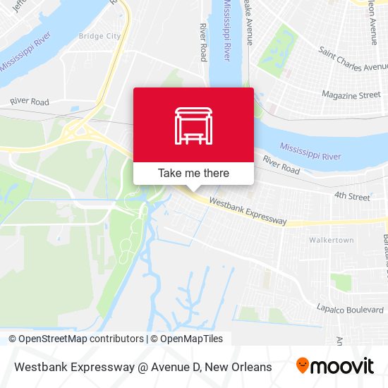Westbank Expressway @ Avenue D map