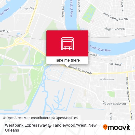 Mapa de Westbank Expressway @ Tanglewood / West