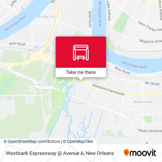 Westbank Expressway @ Avenue A map