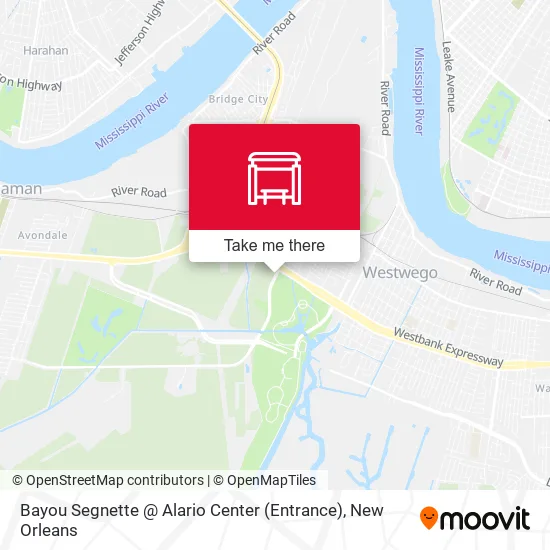 Bayou Segnette @ Alario Center (Entrance) map