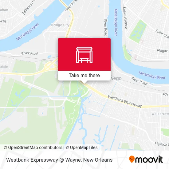 Westbank Expressway @ Wayne map