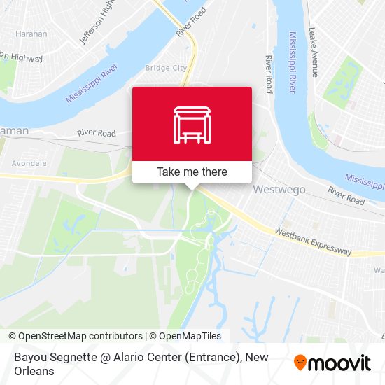 Bayou Segnette @ Alario Center (Entrance) map