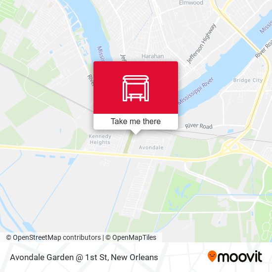 Mapa de Avondale Garden @ 1st St
