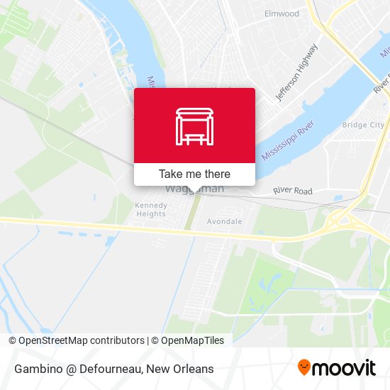 Gambino @ Defourneau map