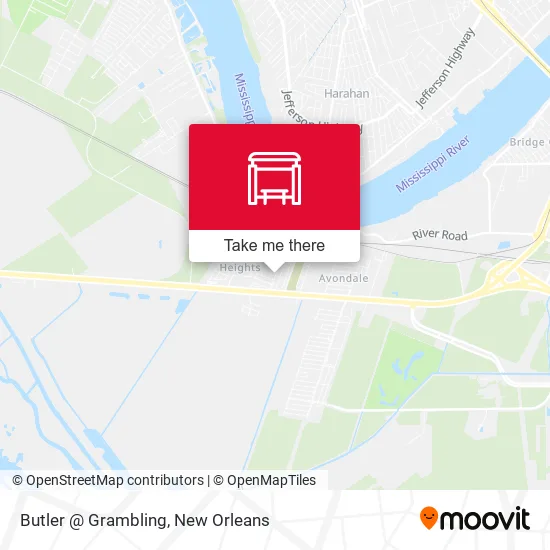 Butler @ Grambling map