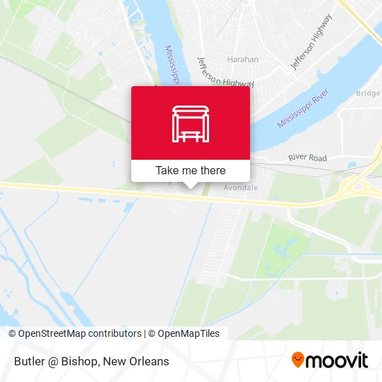 Butler @ Bishop map