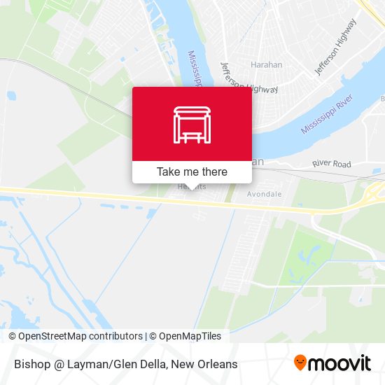Mapa de Bishop @ Layman/Glen Della