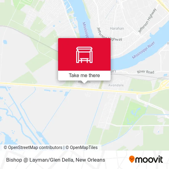 Bishop @ Layman/Glen Della map