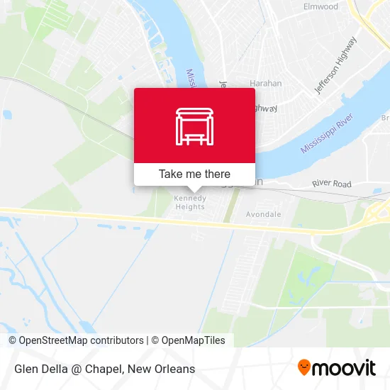 Glen Della @ Chapel map