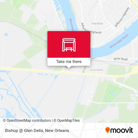 Bishop @ Glen Della map