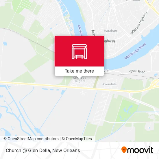 Church @ Glen Della map