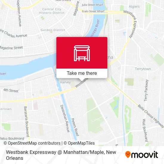 Westbank Expressway @ Manhattan / Maple map