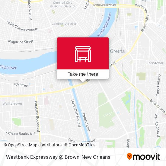 Mapa de Westbank Expressway @ Brown