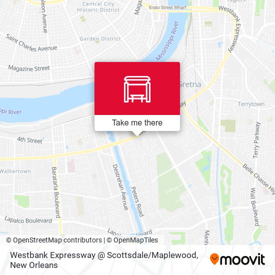 Westbank Expressway @ Scottsdale / Maplewood map