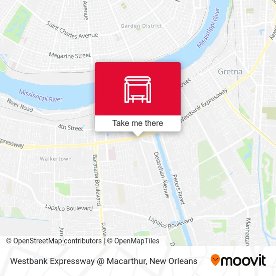 Westbank Expressway @ Macarthur map