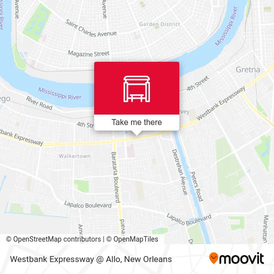 Westbank Expressway @ Allo map