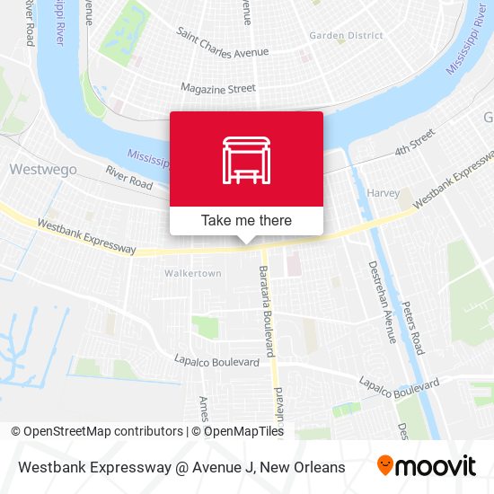 Westbank Expressway @ Avenue J map