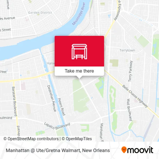 Manhattan @ Ute/Gretna Walmart map