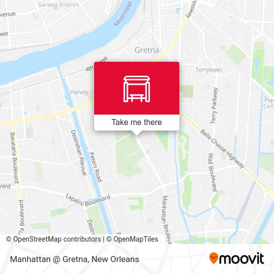 Manhattan @ Gretna map