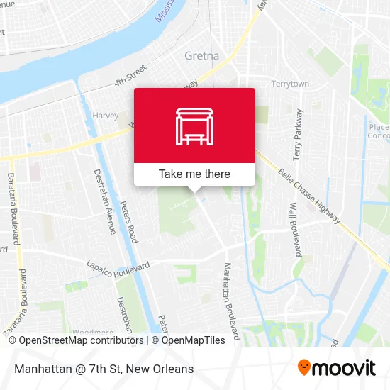 Manhattan @ 7th St map