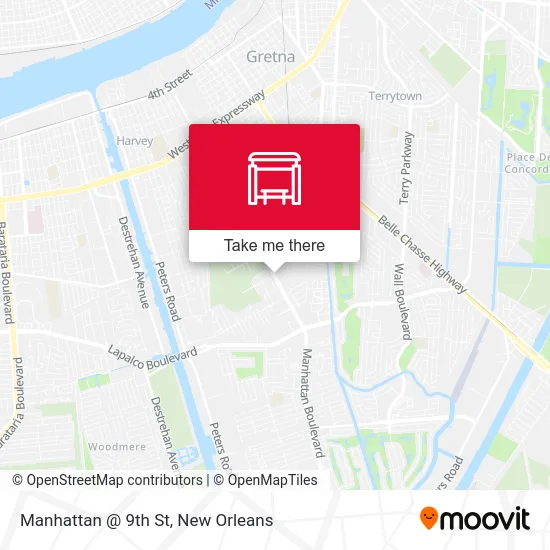 Manhattan @ 9th St map