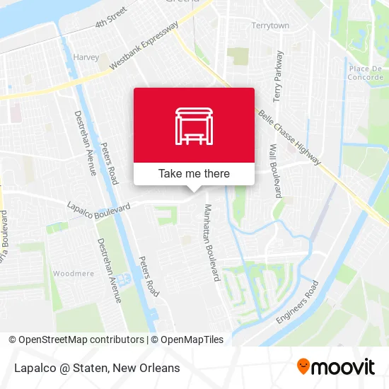 Lapalco @ Staten map