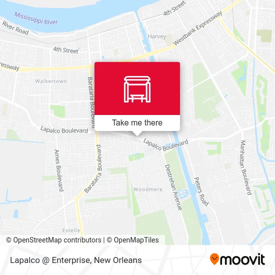 Lapalco @ Enterprise map
